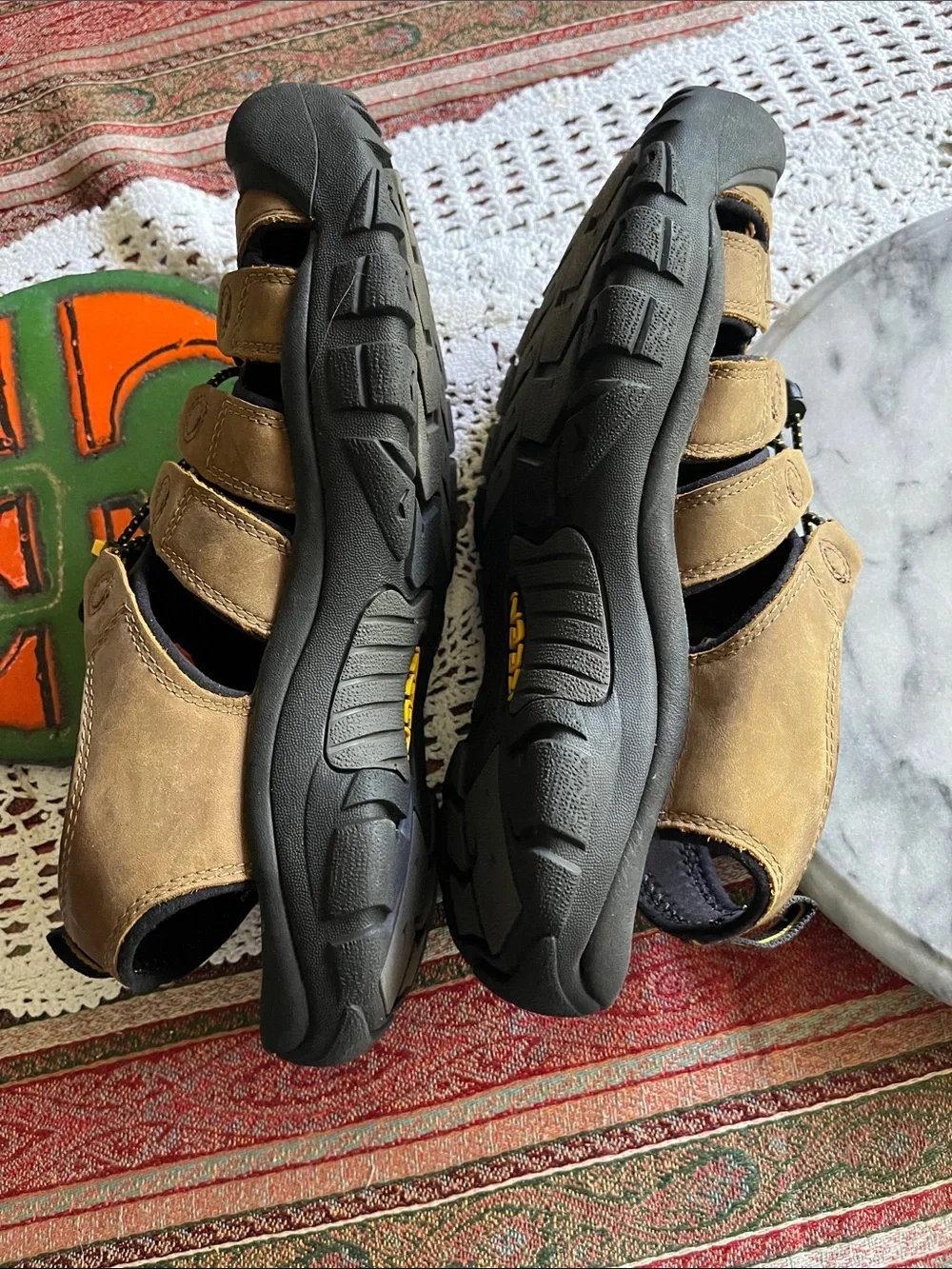Keen Newport leather bison Brown sandal